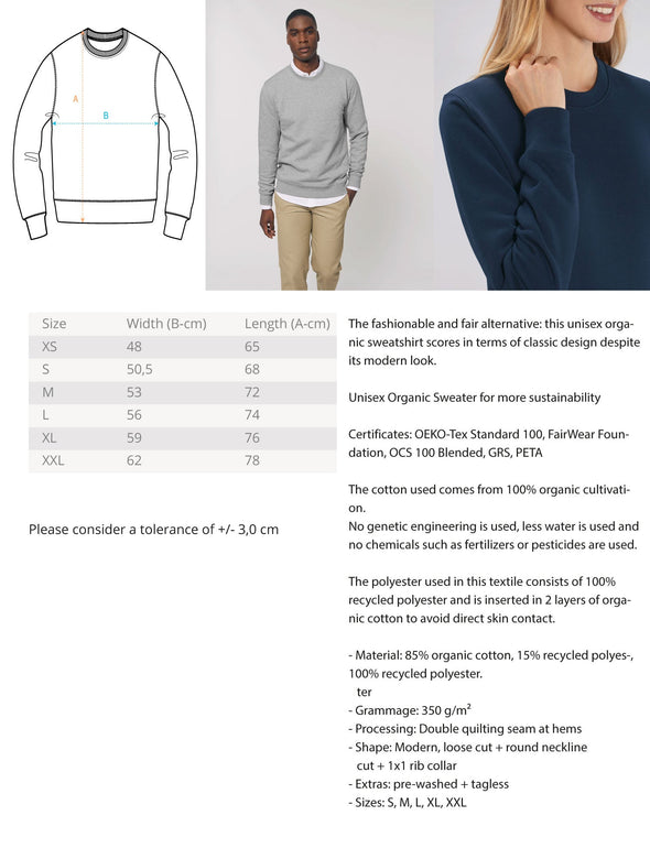 STINK - artist DavidDeGrand - Premium Organic Sweatshirt_White