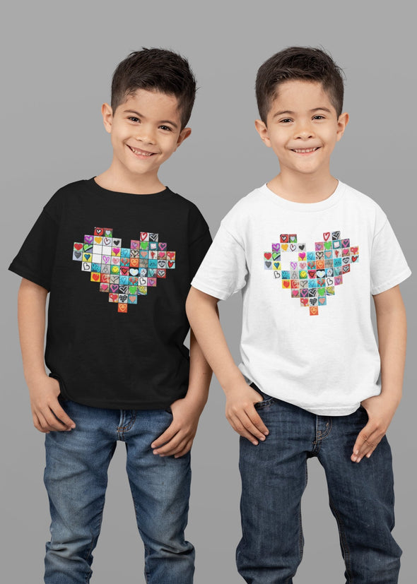 ST!NK - Street Hearts Collection - Kids Shirt_Black