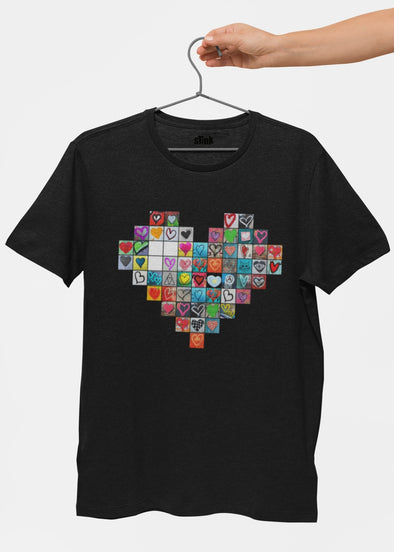 ST!NK - Street Hearts Collection - Men Shirt_Black