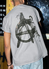 ST!NK - Anarchy, Back Print - Men Shirt_Pacific Grey