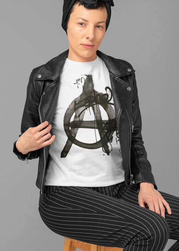 ST!NK - artist Anonymous, Believe White - Women Premium Organic Shirt