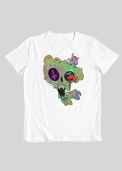 ST!NK - artist Bentoghoul, Infected Sabra Cactus - Kids Premium Organic T-Shirt_White