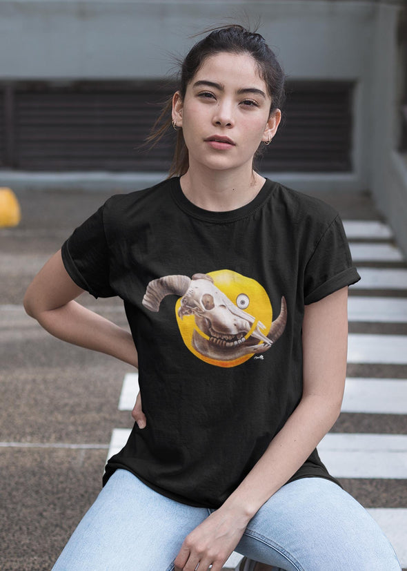 ST!NK - Ceepil Dead Sun- Women Organic Shirt - Authentic Street Art_Black