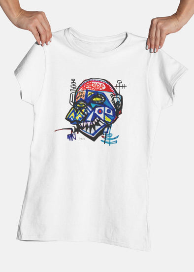 ST!NK - d.Fect Android- Women Organic Shirt - Authentic Street Art_White