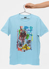 ST!NK - artist D.fect, LIMITED EDITION - ONLY 1000 ITEMS WORLDWIDE - Men Shirt_Sky Blue