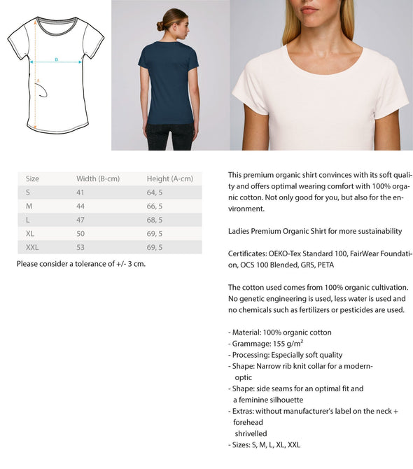 ST!NK - Kulka Ops- Ladies Premium Organic Shirt - Authentic Street Art_White