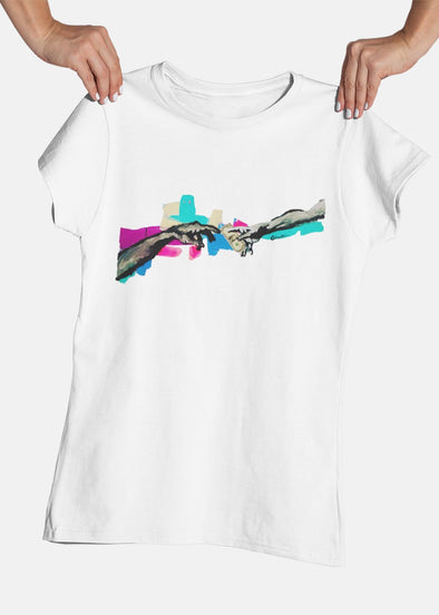 ST!NK - artist Obeykhriz, $$$ - Women Premium Organic Shirt_White
