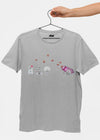 ST!NK - artist OMATO LIMITED EDITION - Men Shirt_Pacific Grey