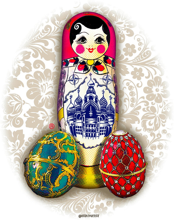 ST!NK - OSTAP Matryoshka White_White