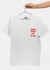 ST!NK - artist SAVANT, Back Print - Men Basic Shirt_White