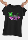 ST!NK - artist The Cats Cult, Let Me Sleep - Ladies Premium Organic Shirt_Black