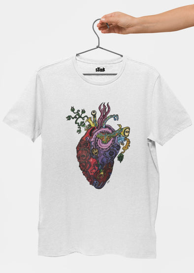 Human Heart Flowers' Men's T-Shirt