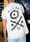 ST!NK - artist Visionox11 - Back Print Men Shirt_White