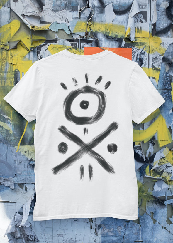 ST!NK - artist Visionox11 - Back Print Men Shirt_White